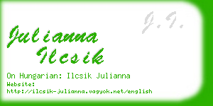 julianna ilcsik business card